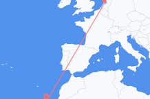 Flyreiser fra Ajuy, til Amsterdam