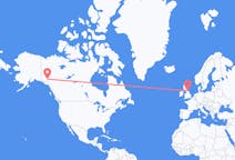 Flights from Whitehorse, Canada to Durham, England, the United Kingdom