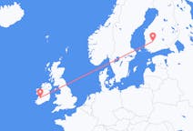 Flyg från Tammerfors, Finland till Shannon, County Clare, Irland