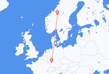 Flights from Røros, Norway to Karlsruhe, Germany