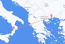 이탈리아 라메지아 테르메에서 출발해 그리스 카발라현으로(으)로 가는 항공편
