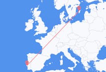 Loty z Visby (Dania), Szwecja z Lizbona, Portugalia