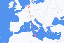 出发地 利比亚出发地 的黎波里目的地 德国多特蒙德的航班
