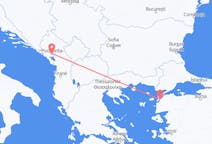 Vuelos desde Podgorica a Çanakkale