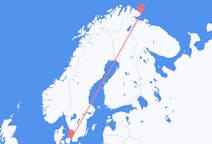 ตั๋วเครื่องบินจากเมืองโคเปนเฮเกนไปยังเมืองVardø