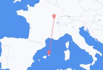 Flyrejser fra Dole, Frankrig til Mahon, Spanien