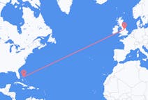 Flights from Marsh Harbour, the Bahamas to Doncaster, the United Kingdom