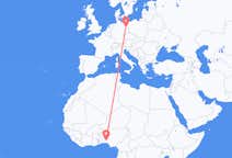Flyg från Ibadan, Nigeria till Berlin, Maryland, Tyskland
