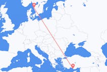 Flüge von Göteborg, Schweden nach Gazipaşa, die Türkei