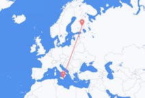 Flights from Joensuu, Finland to Catania, Italy
