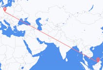 Flyreiser fra Bandar Seri Begawan, Brunei til Dresden, Tyskland