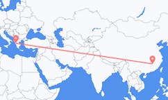 Flyrejser fra Ji an, Kina til Preveza, Grækenland