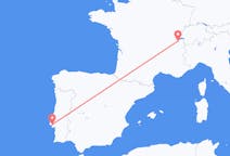 从日内瓦飞往里斯本的航班