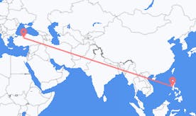 出发地 土耳其目的地 菲律宾的航班