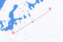 Flights from Ukhta, Russia to Warsaw, Poland