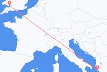 Flights from Cardiff, Wales to Corfu, Greece