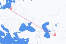Flyrejser fra Asjkhabad, Turkmenistan til Szymany, Szczytno Amt, Polen