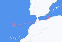 Flyrejser fra Oran, Algeriet til Vila Baleira, Portugal