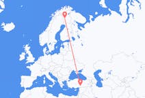 Flights from Kahramanmaraş, Turkey to Kittilä, Finland