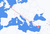 出发地 塞浦路斯出发地 拉纳卡目的地 法国里尔的航班