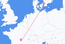 Fly fra Malmö til Clermont-Ferrand