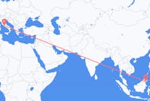 Flyrejser fra Tawau, Malaysia til Rom, Italien