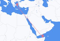 Flights from Bosaso, Somalia to Mykonos, Greece