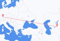 Flyrejser fra Nukus til Stuttgart