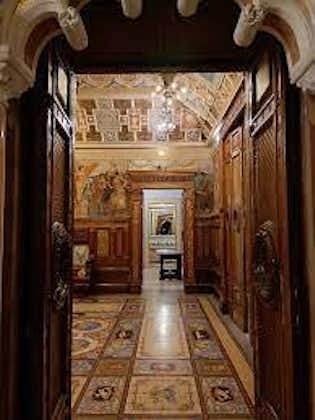 photo of view inside Palazzo Fizzarotti, Bari, Italy.