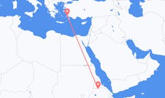 Flights from Shire, Ethiopia to Bodrum, Turkey