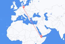 Flyreiser fra Jijiga, Etiopia til Leipzig, Tyskland
