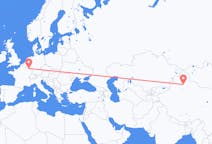 Flyg från Ürümqi, Kina till Luxemburg, Luxemburg