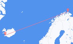 Flights from from Mehamn to Reykjavík