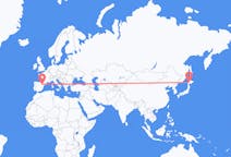 Flyrejser fra Sapporo, Japan til Zaragoza, Spanien