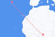 Flyg från Ilorin till Terceira