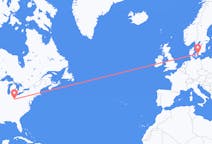 Flyg från Dayton, USA till Köpenhamn, USA