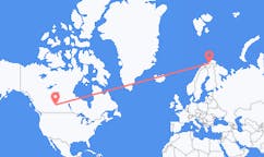 Flights from Lloydminster, Canada to Lakselv, Norway