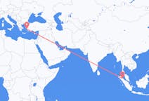 Flyreiser fra Medan, Indonesia til Samos, Hellas