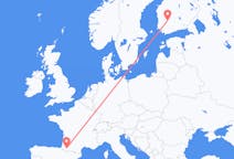 Flights from Pau, Pyrénées-Atlantiques, France to Tampere, Finland