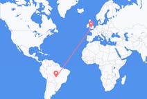 Flights from Cuiabá, Brazil to Bristol, England