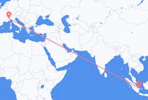 Flights from from Pangkal Pinang to Turin