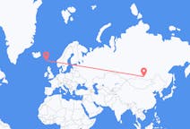Flights from Ulan-Ude, Russia to Sørvágur, Faroe Islands