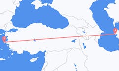 เที่ยวบิน จาก Türkmenbaşy, เติร์กเมนิสถาน ไปยัง Chios, กรีซ