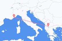 Flug frá Ohrid til Nice