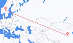 Flights from Yuncheng to Rörbäcksnäs