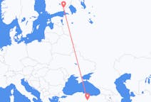 Flyreiser fra Villmanstrand, Finland til Sivas, Tyrkia