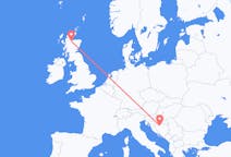 Flyreiser fra Banja Luka, til Inverness