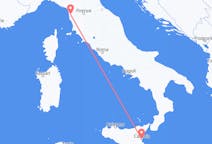 Flug frá Catania, Ítalíu til Pisa, Ítalíu