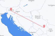Flyg från Ljubljana till staden Niš