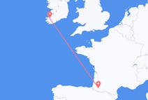Flights from County Kerry, Ireland to Pau, Pyrénées-Atlantiques, France